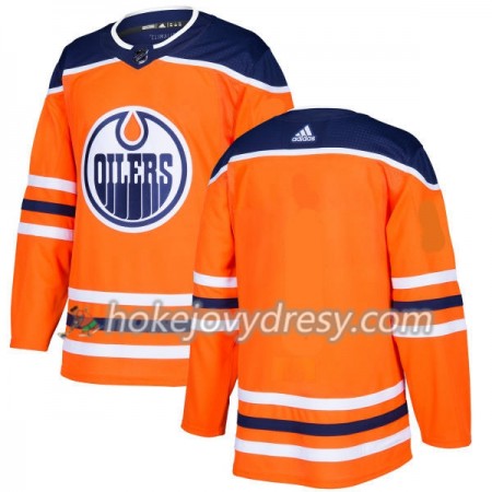 Pánské Hokejový Dres Edmonton Oilers Blank Adidas 2017-2018 Oranžová Authentic